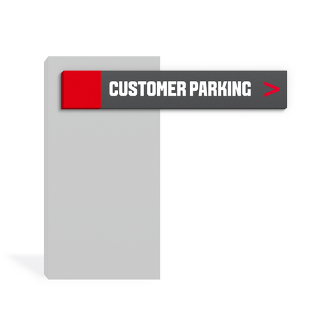 VALTRA Spare part - Directional Sign for Directional Mini Totem